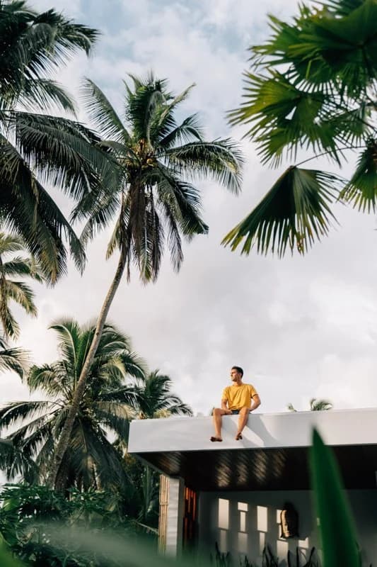 Deep reflection in Ubud
