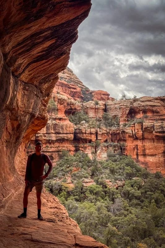 Me hiking in Sedona