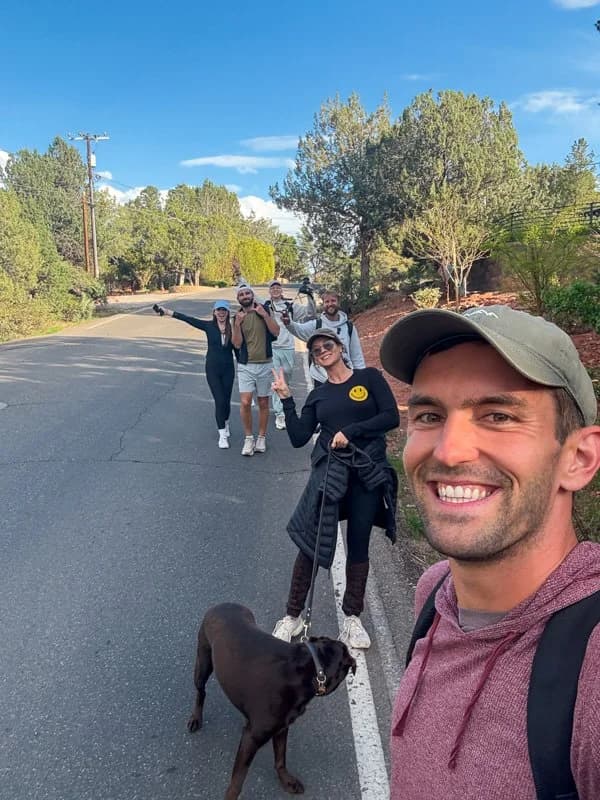 Me and friends in Sedona hiking