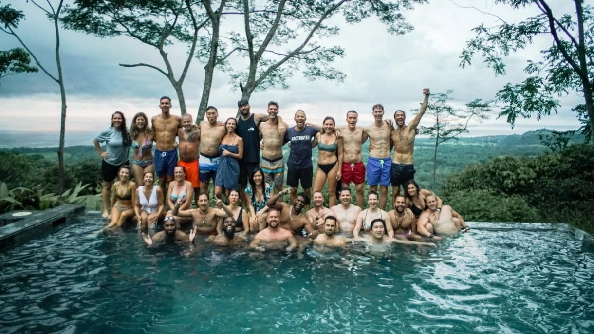 Group photo at the Live Life Activated Retreat at Imiloa
