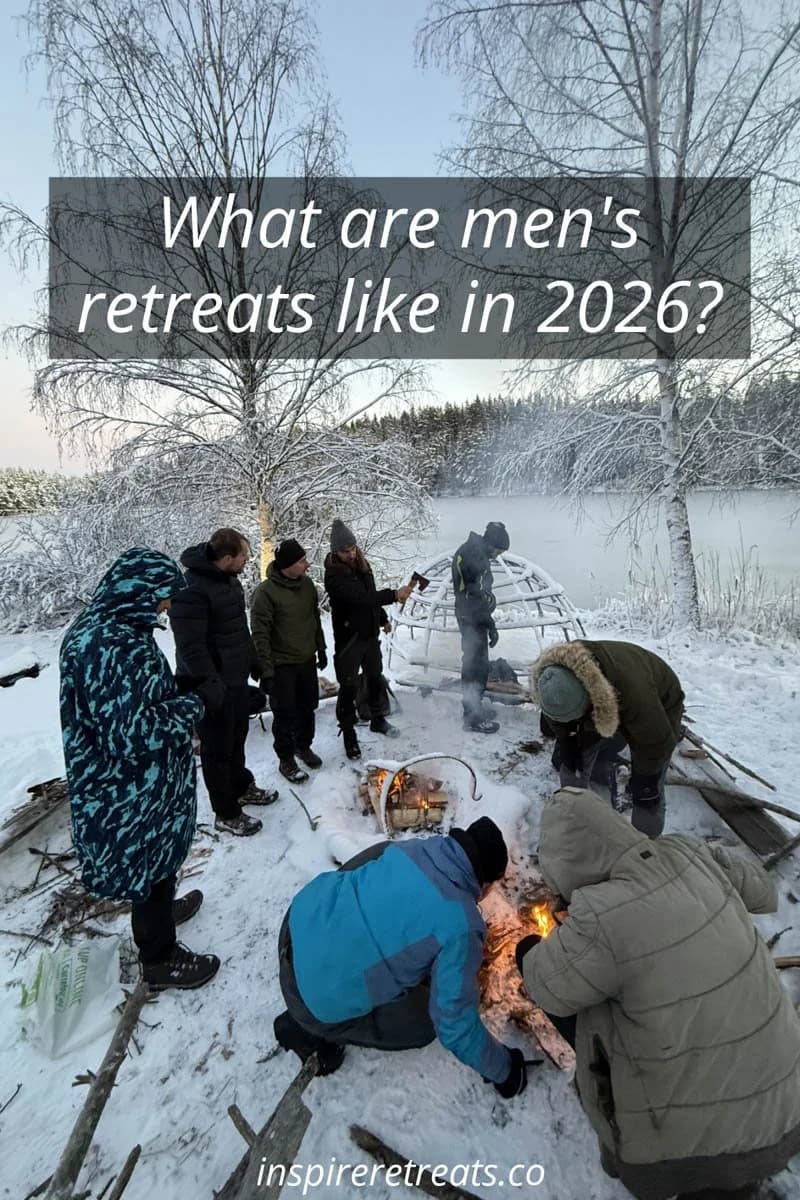Men retreat 2026: Pinterest pin