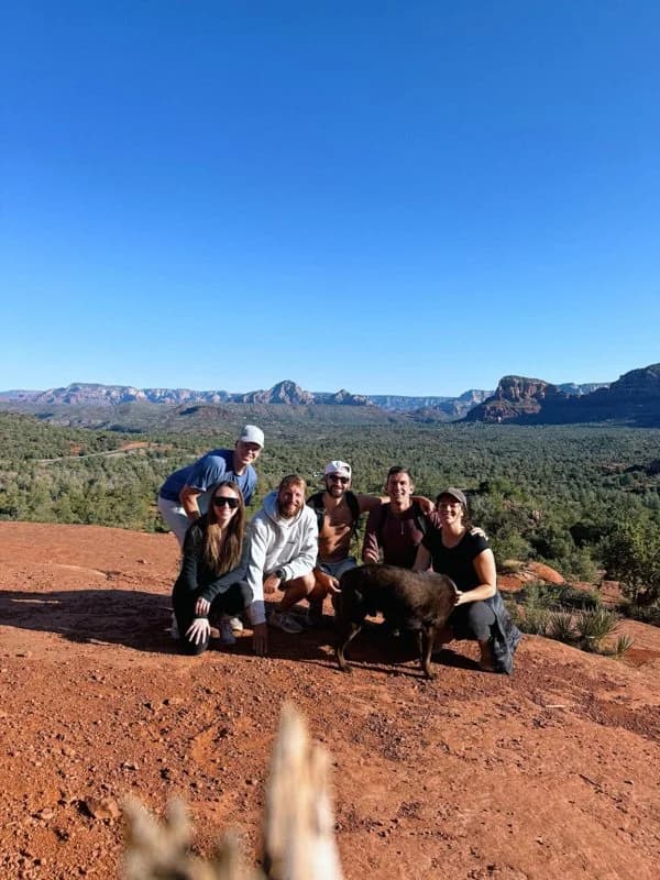 Group photo of my mastermind in Sedona
