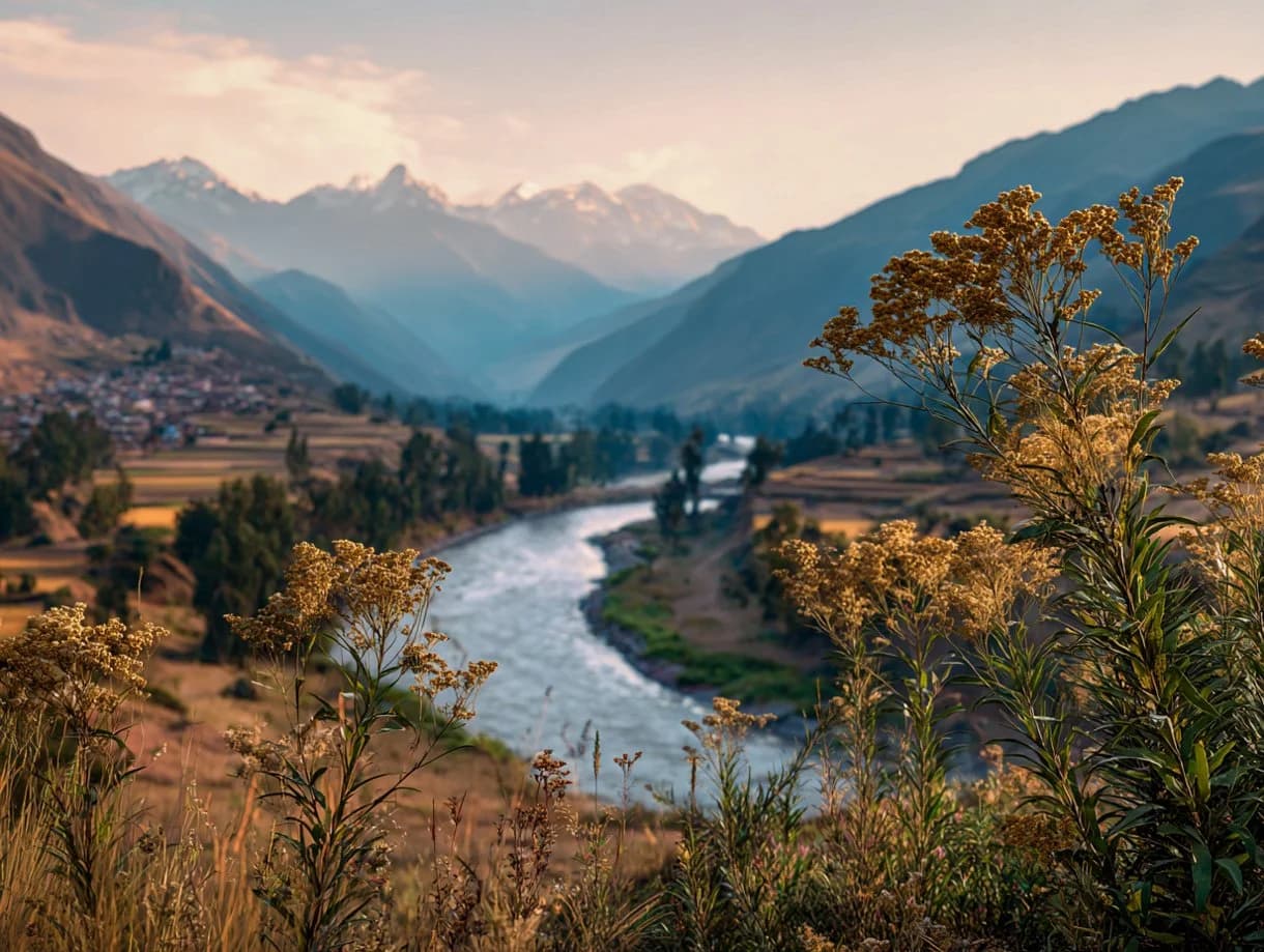 The Andes mountains in Peru